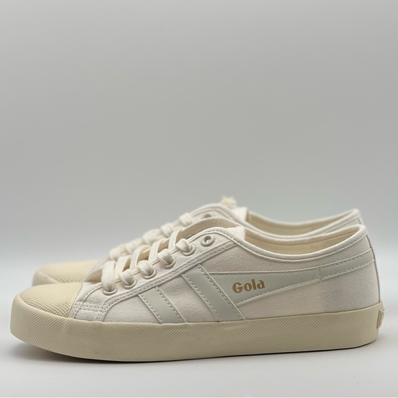 NWT Gola Ladies Coaster Sneakers Retro Style Lace Up Size 7 - Picture 5 of 10